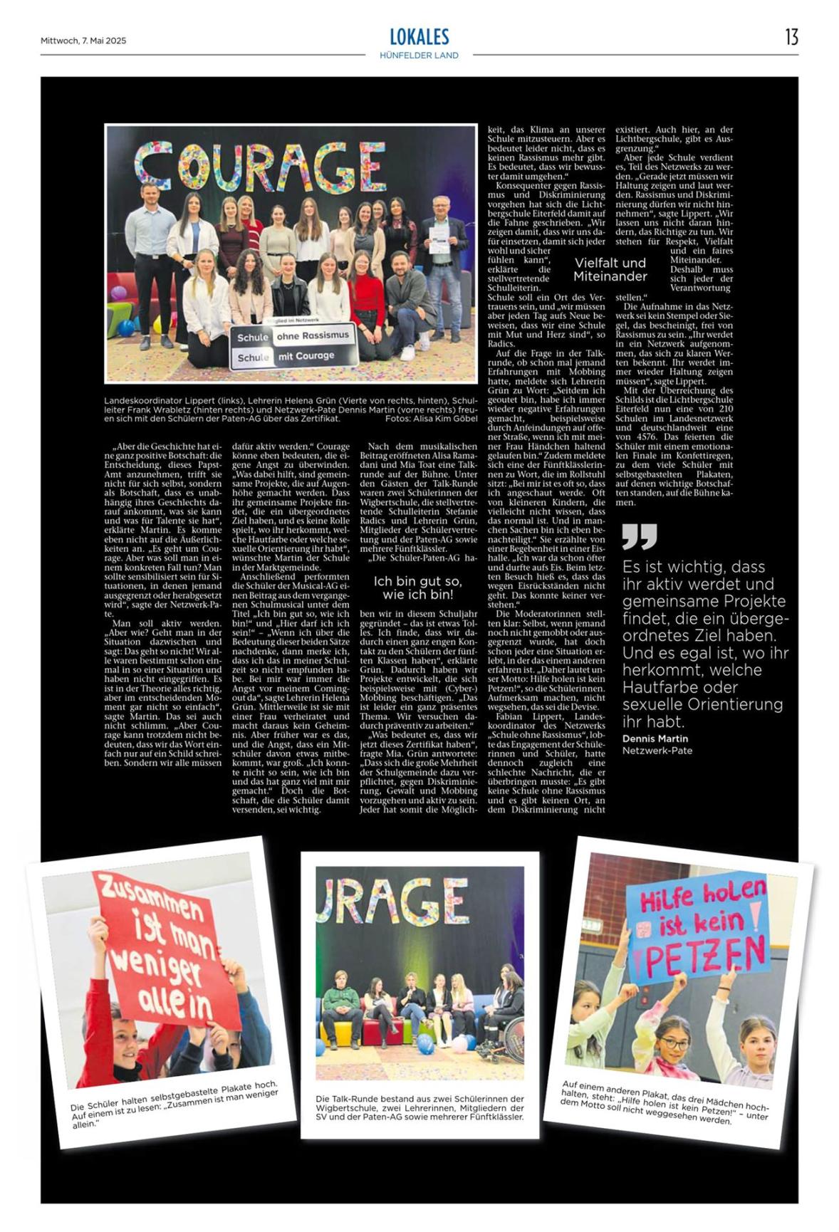 Quelle: Fuldaer Zeitung (Hünfelder Zeitung) vom 07.05.2025
